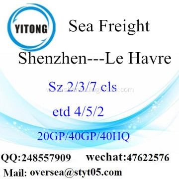 Shenzhen Port Sea Freight Shipping To Le Havre